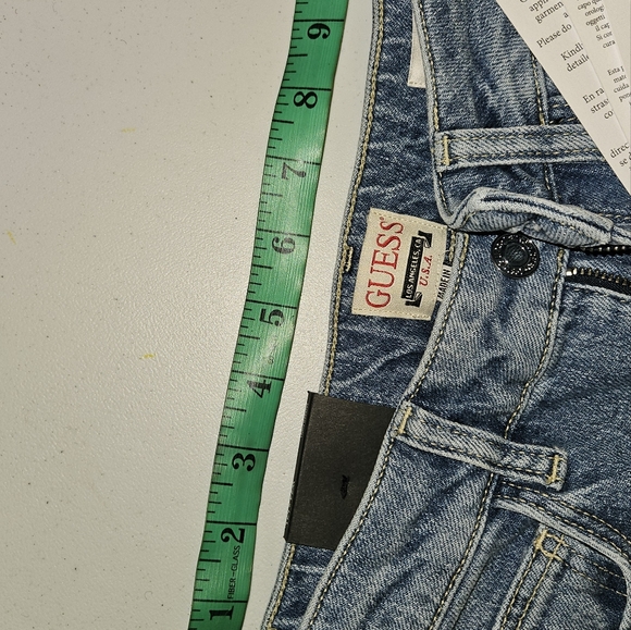 Guess Mom Style high rise jeans with rhinestone embellished butterflies 🦋 NWT - Picture 5 of 13